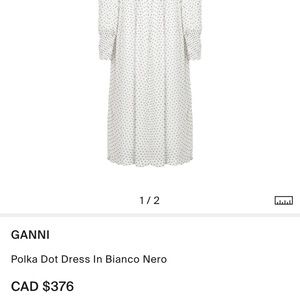 Never used! Ganni dress!